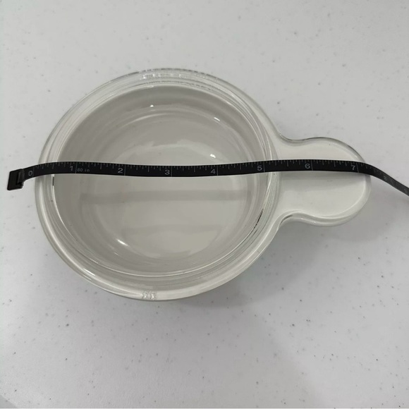 Pyrex Corning Ware Grab It White Mini Casserole Handle Dish w Original Glass Lid - Picture 10 of 11